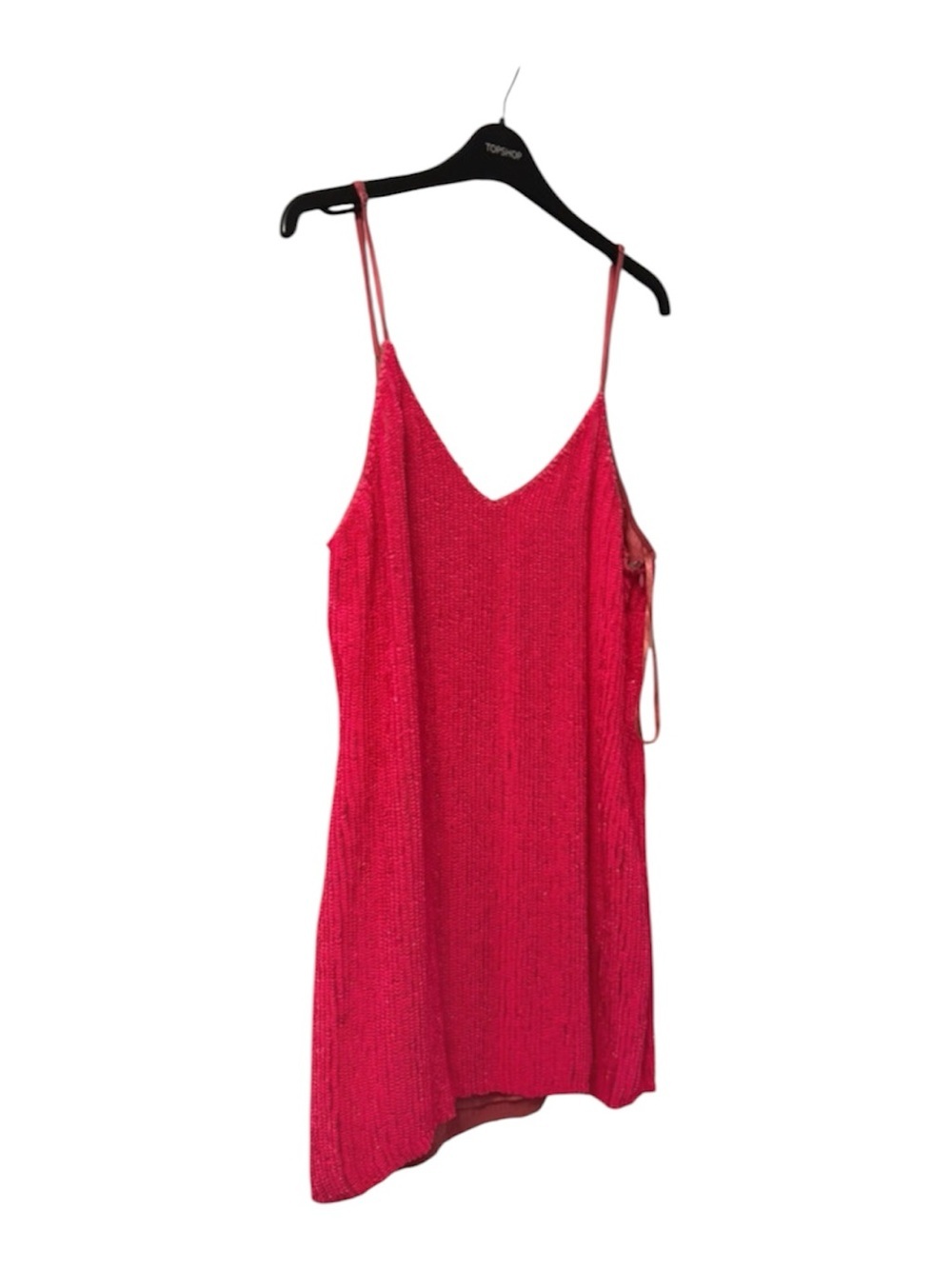 NWT Retrofete Claire Pink Sequin Slip Mini Dress M - Picture 3 of 9